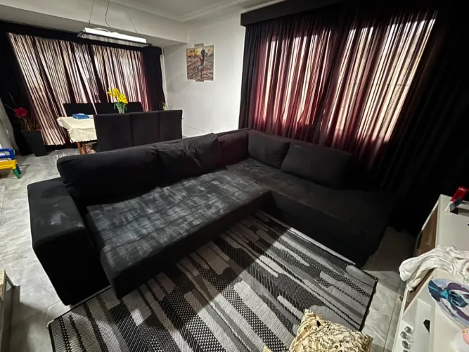 Sofá de canto retrátil com chaise