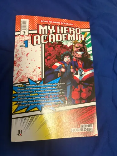 Mangá my hero academia volume 1