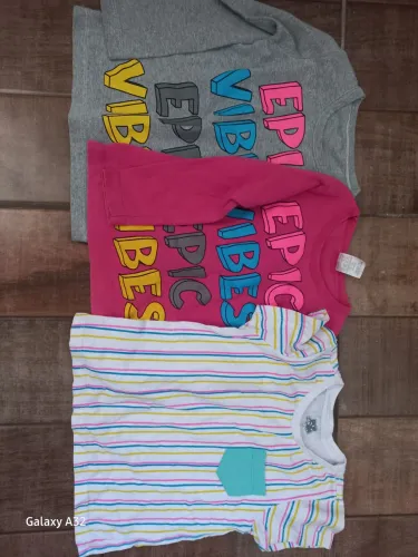 Conjunto 3 Blusas 4 anos