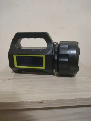 Lanterna Holofote HEL-T95 20.000mAh Solar - Super Potente e Recarrega Celular