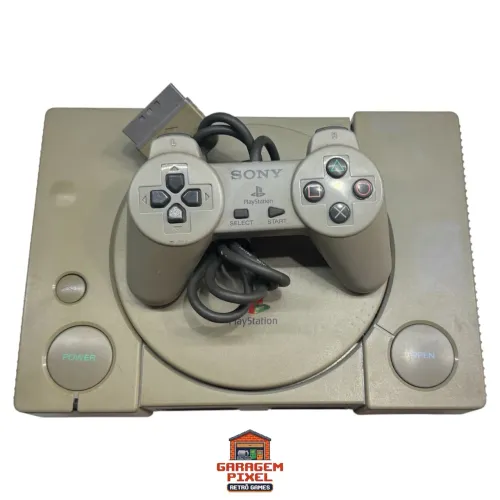 PlayStation 1 PicoStation 64gb pronto pra jogar 1 controle original