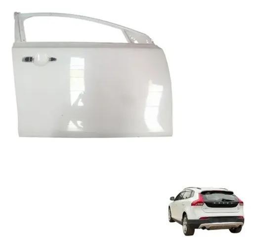 Porta Dianteira Direita Volvo V40 T5 2013 A 2017 Dianteira Direita Branco