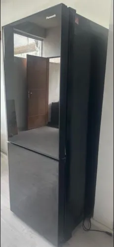 geladeira Panasonic refrigerador preta