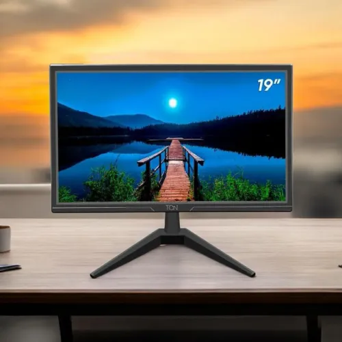 Monitor 19 polegadas, led, HDMI e VGA, 60hz 5ms