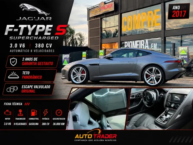 Jaguar F-Type S Supercharged Coupe 3.0 V6 2017