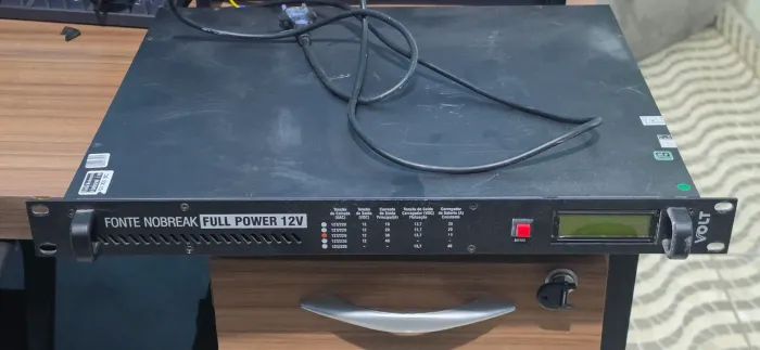 Fonte Nobreak Volt Full Power 12V 30A Gerenciável Padrão Rack 19