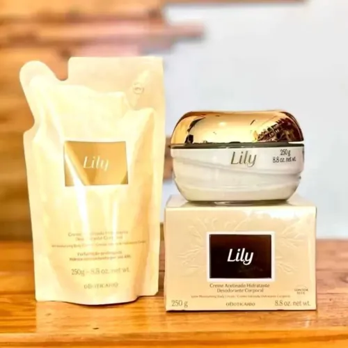 KIT PRESENTE - LILLY O BOTICARIO (POTE E REFIL) 250ML CADA