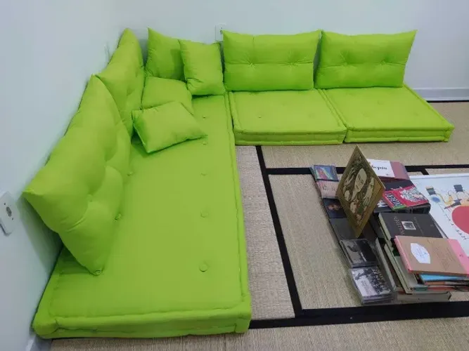 ALMOFADA FUTON TURCO,COM BORDAS, SOB MEDIDA. 
