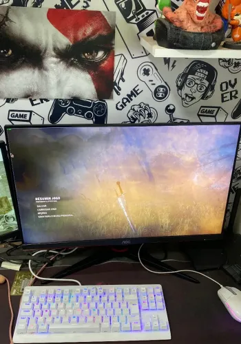 Monitor Gamer AOC Hero 24" 165Hz 1ms Ajuste de Altura 24G2S/BK