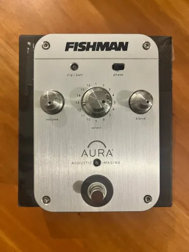 Fishman aura sixteen pedaleira pedal preamp violão