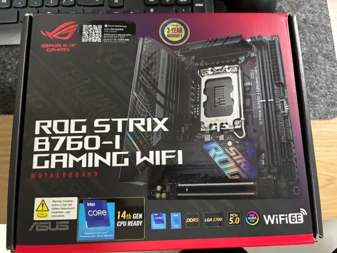 Placa mãe Asus Rog B760-i LGA 1700