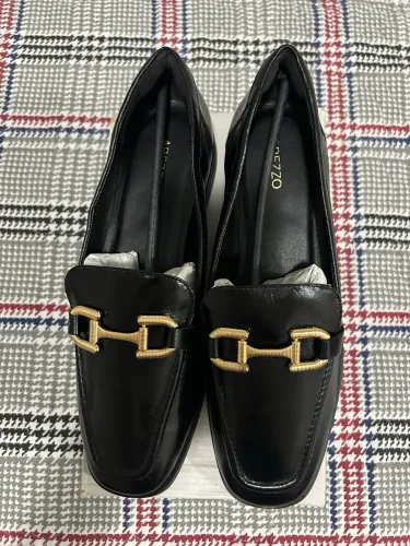 Mocassim Arezzo preto 39 