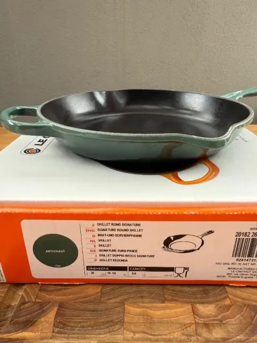 Frigideira Le Creuset Signature 26cm Artichaut Original | Ferro Francês | Impecável
