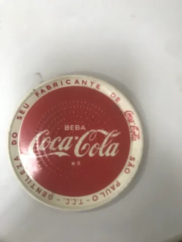 Descanso de copo coca cola anos 50