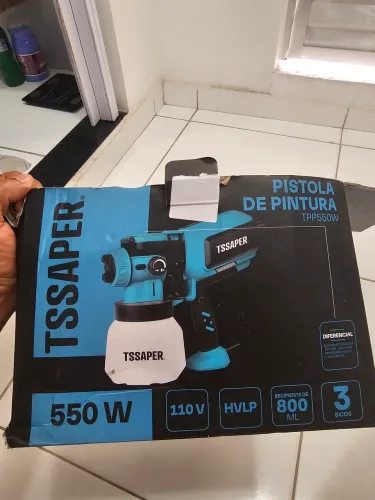 Pistola de pintura elétrica