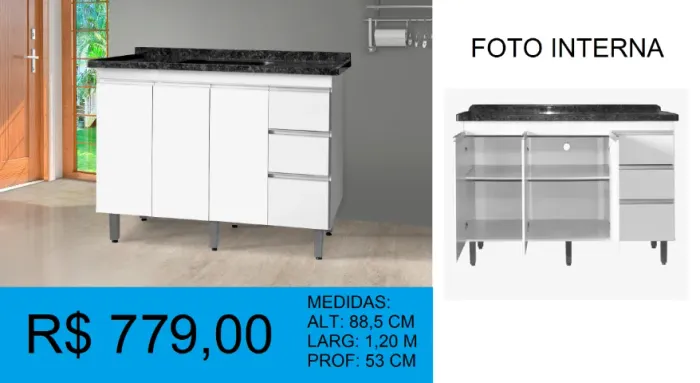 Gabinete - super reforçado - compre hoje e receba em até 72 horas 