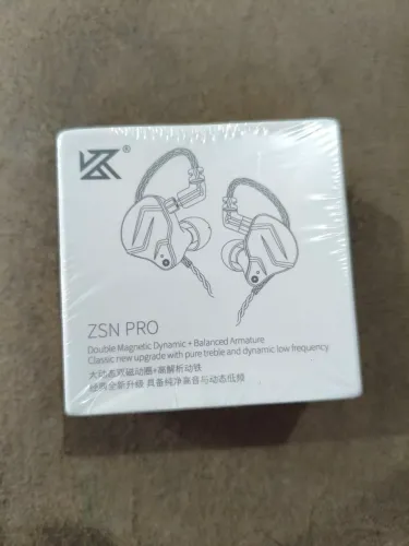 Fone KZ ZSN Pro Sem Microfone Original HiFi Monitor gamer