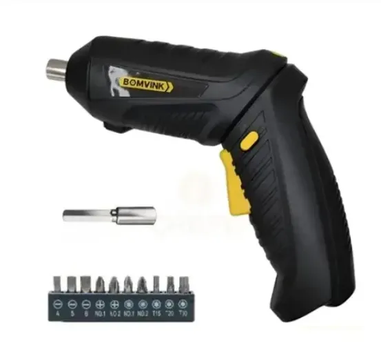 Parafusadeira Chave Fenda Elétrica 12 Peças 3.6v Bomvink
