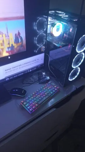 Pc Gamer completo + teclado e mouse gamer + 2 monitores