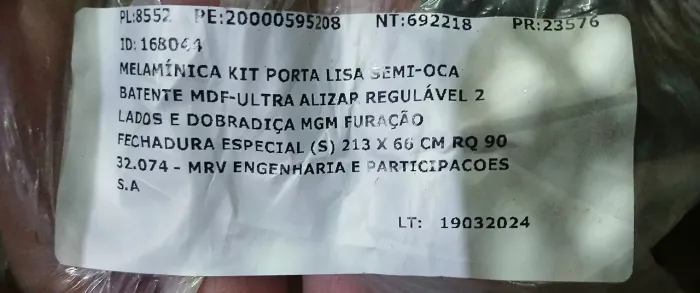 Metamínica kit porta lisa-oca