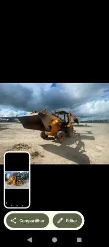 Retroescavadeira JCB ano 2008