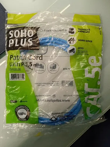 Patch Cord Soho Plus CAT5.e 1.5m