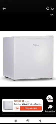 Frigobar Midea 45l super conservado 