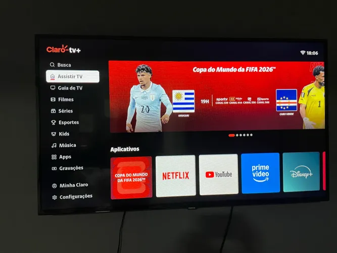 Smart TV Samsung 49 polegadas Otimo estado 
