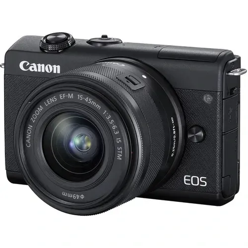 Camera Canon M200 com lente do kit 15-45mm