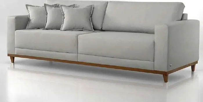 Sofá Denver 2,30m Linho | Viva Móveis