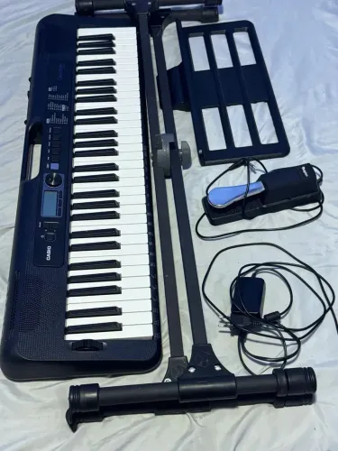Kit teclado cassio 61 teclas