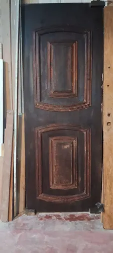 Porta almofadada cedro maciça 