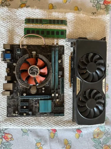 Kit Gamer: Monitor + Processador + Placa de vídeo + RAM + Brinde