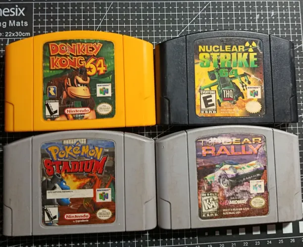 Cartucho (fita) Nintendo 64 preço unidade inbox 