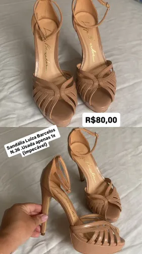 Sandália : Marca Luísa Barcelos