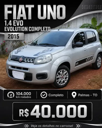 Fiat Uno Evolution 1.4 Fire Flex 8V 5P 2015