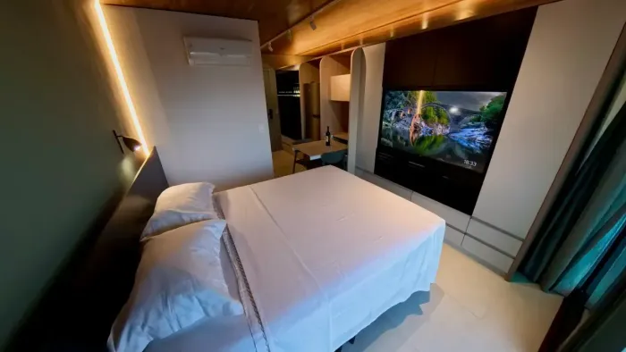 Apto Novo Studio Luxo - Vista Mar - Projetado - Mobiliado - Beach Class Meireles - Fortale