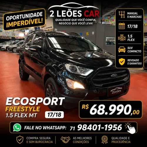 Ford Ecosport Freestyle 1.5 12V Flex 5P Mec. 2018