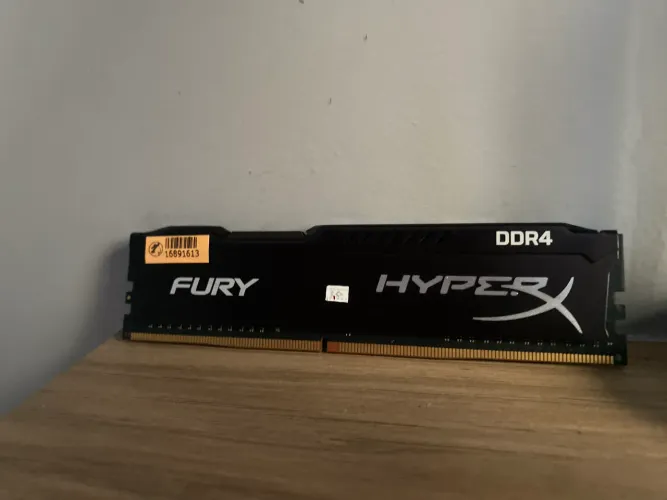 Vendo Memória RAM Hyperx Fury 8gb DDR4