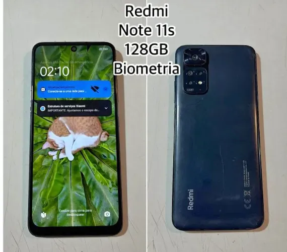 Note 11s 128,gb biometria desbloqueio facial