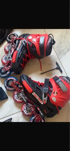 Patins Oxer Graffiti Freestyle - Hardboot (Urban/Slalom) - Semi-Novo