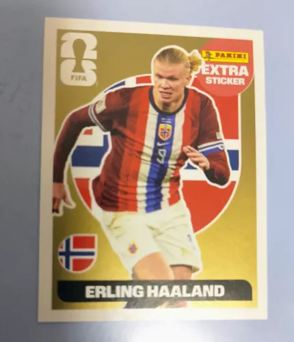 Figurinha copa 2026 ouro Erling Halland