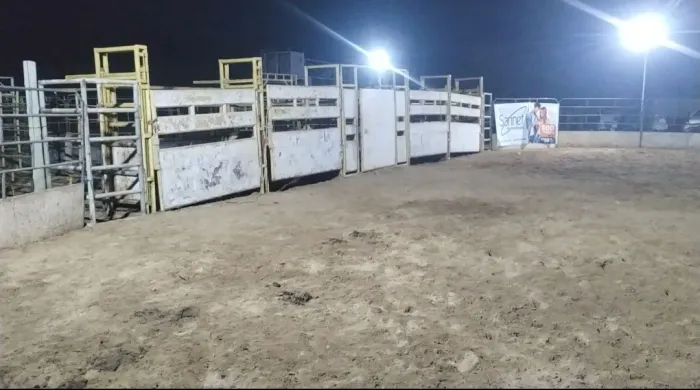 Arena de rodeio, estrutura, grade , curral de ferro