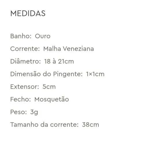 Conjunto de semijóias Colar e brincos Maria Dolores