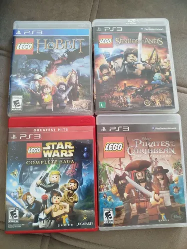 LOTE JOGOS LEGO PS3 - 4 JOGOS - MÍDIA FÍSICA