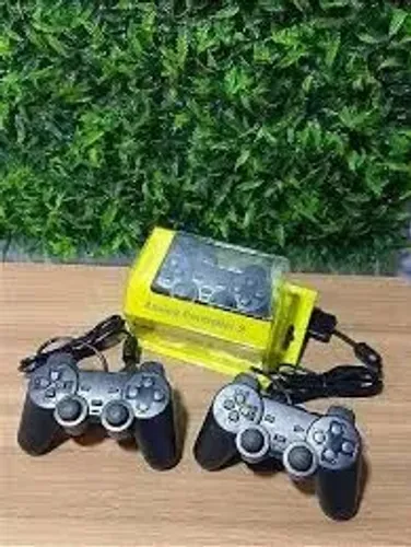 Conjunto 2 Controles Joystick com Fio para PS2<br>