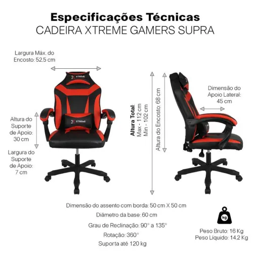 Cadeira Gamer Xtreme