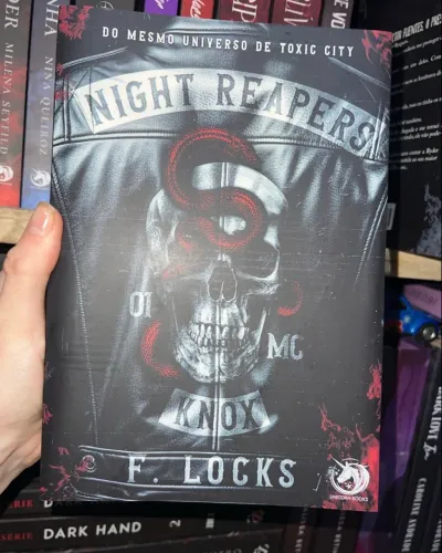 livros da série night reapers( reaper, storm, Knox) da autora f locks. E oblívio
