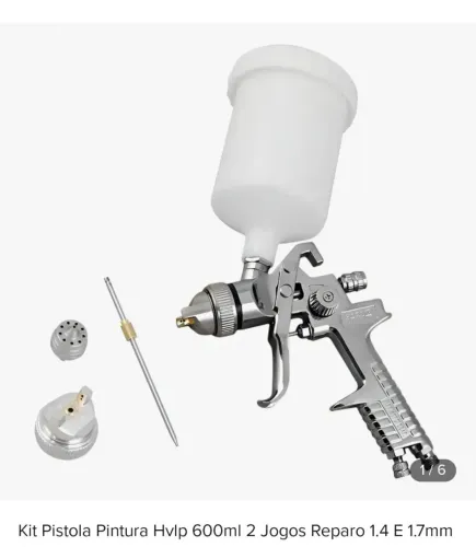 Pistola de pintura hvlp