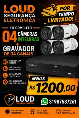 Câmera de segurança Intelbras 1220 Nova com Garantia de um ano